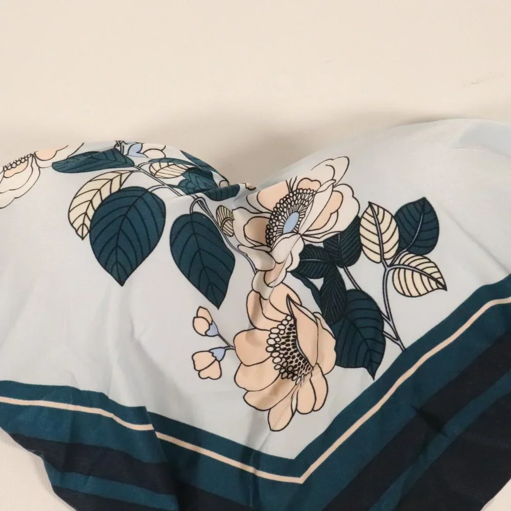 NWT Seafolly X Revolve Powder Blue Splendour Scarf Bandeau - Picture 3 of 10
